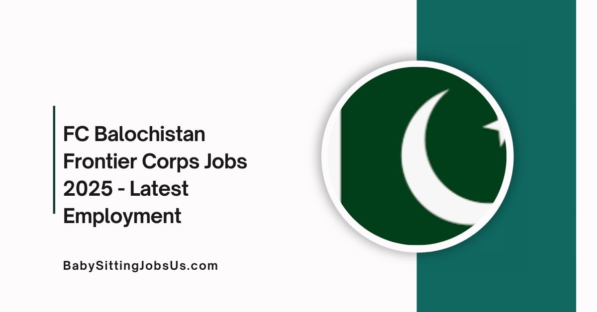 FC Balochistan Frontier Corps Jobs